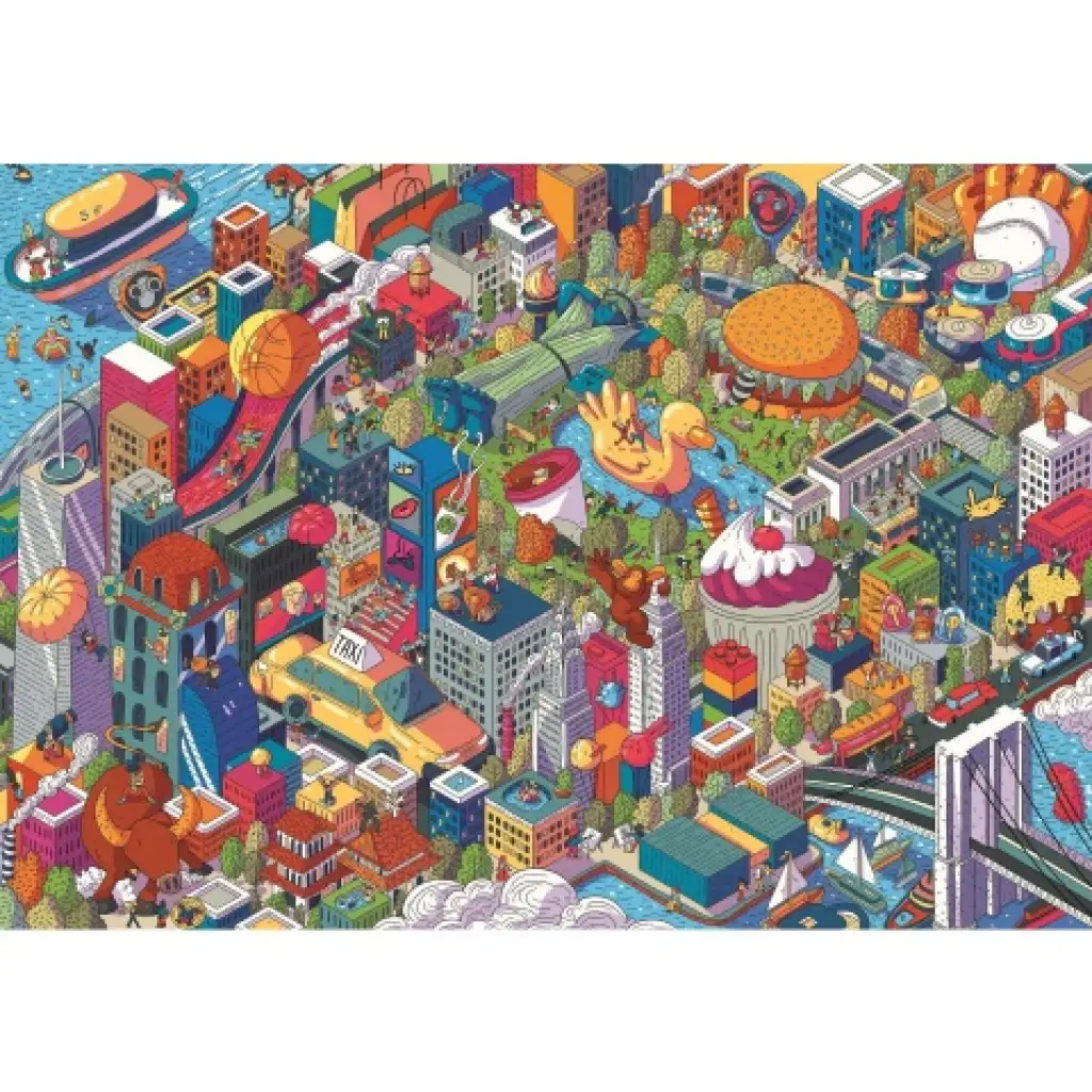 Imaginary Cities: New York UFT 1000 части пъзел - Trefl изображение 2