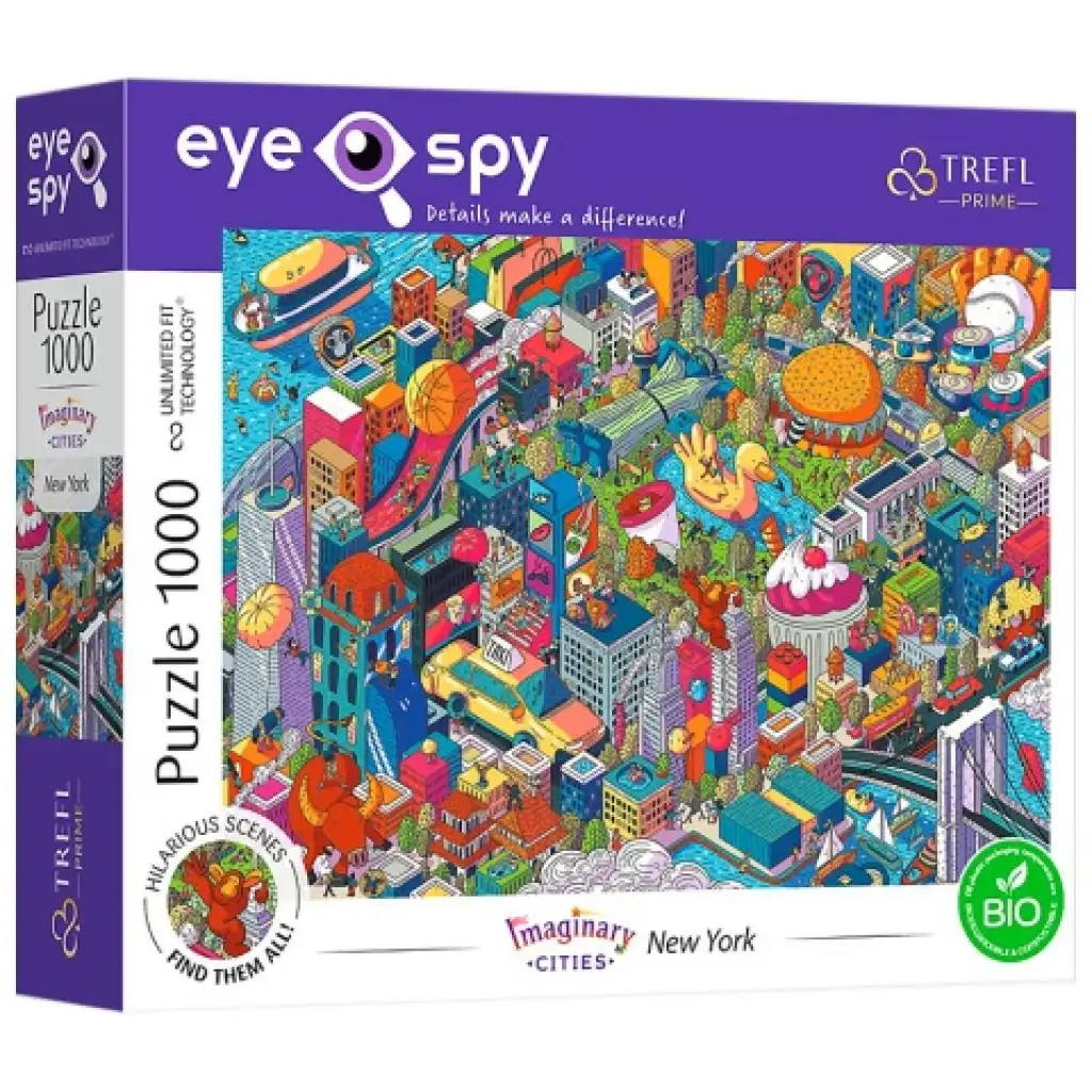Imaginary Cities: New York UFT 1000 части пъзел - Trefl изображение 1