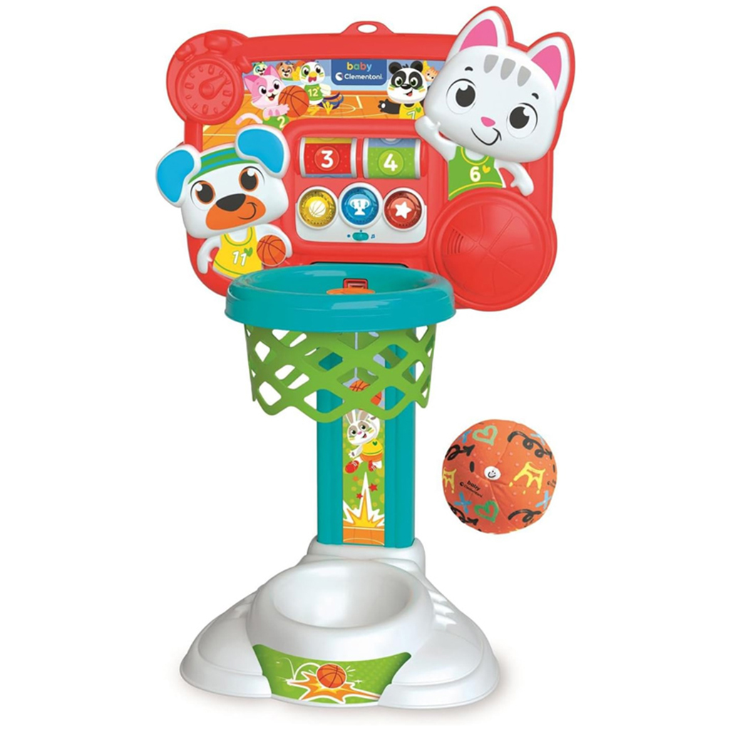 Интерактивен баскетболен кош с мека топка - Clementoni baby изображение 2