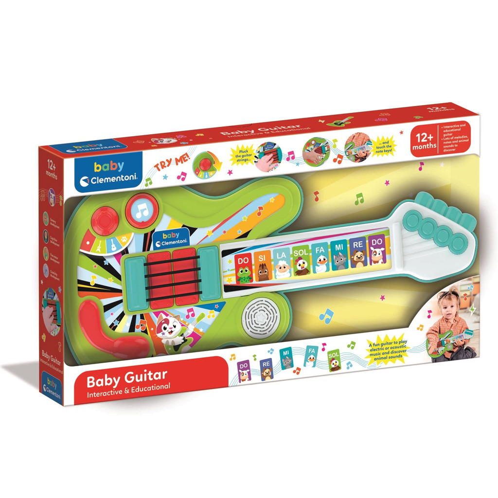 Интерактивна китара с животни - Clementoni baby изображение 1