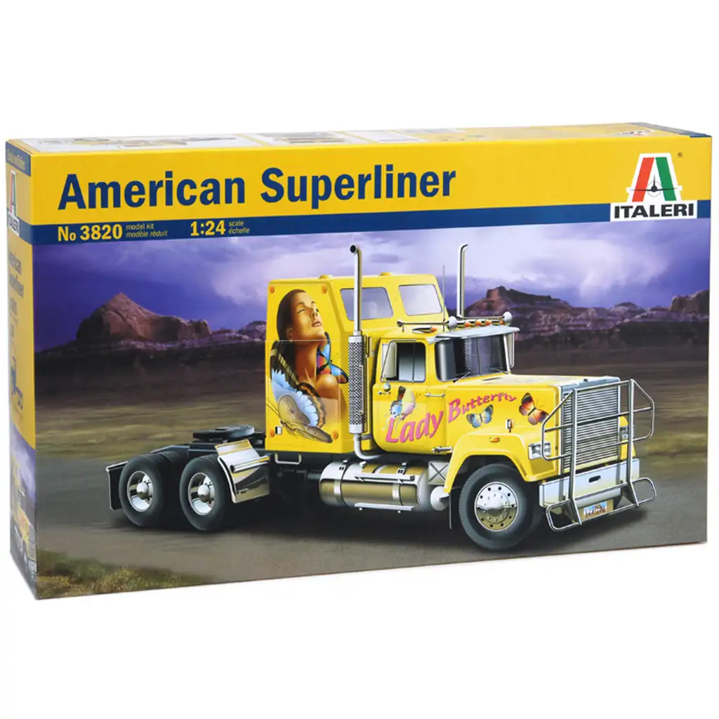 Italeri 1/24 Американски Superliner камион модел изображение 1
