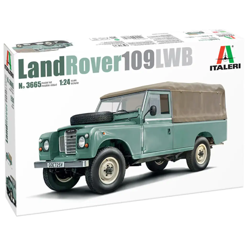 Italeri 1/24 Land Rover 109 LWB всъдеходен модел изображение 1