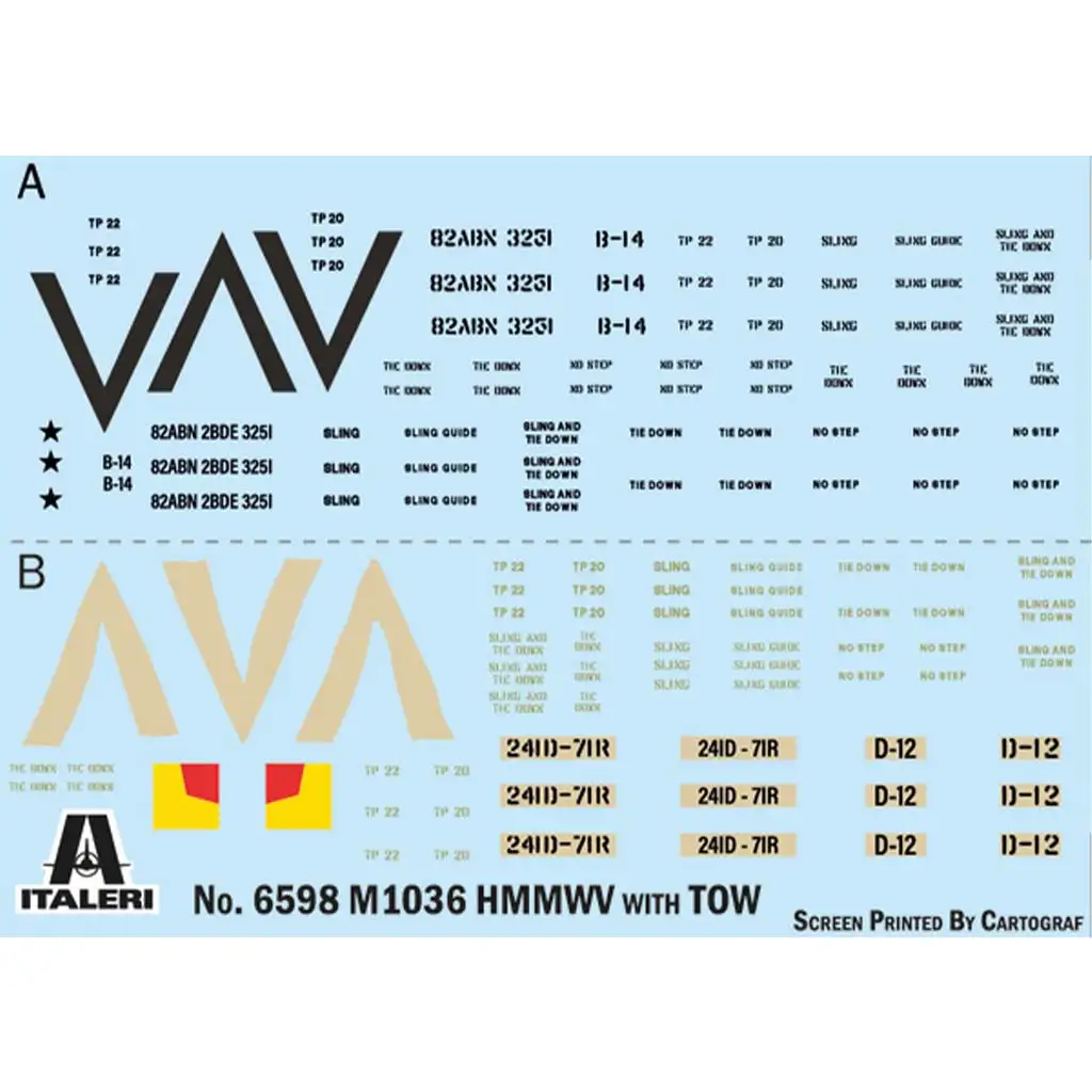 Italeri 1/35 HMMWV M1036 TOW Carrier военно превозно средство модел изображение 2