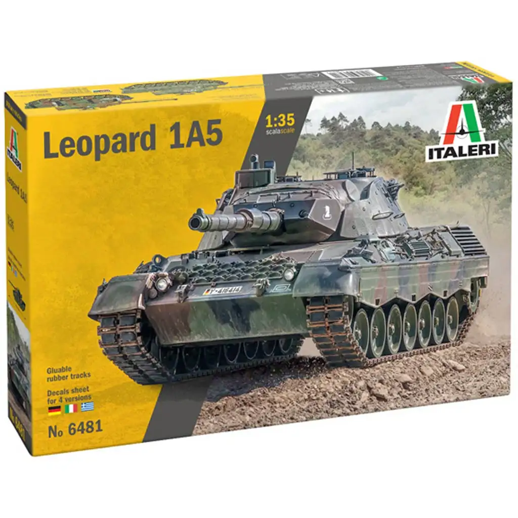 Italeri 1/35 Leopard 1A5 танков модел изображение 1