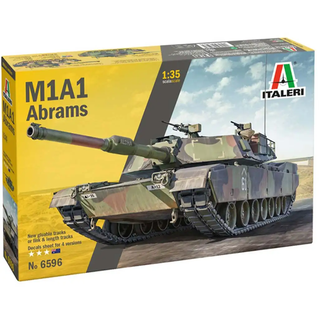 Italeri 1/35 M1A1 Abrams танк модел изображение 1