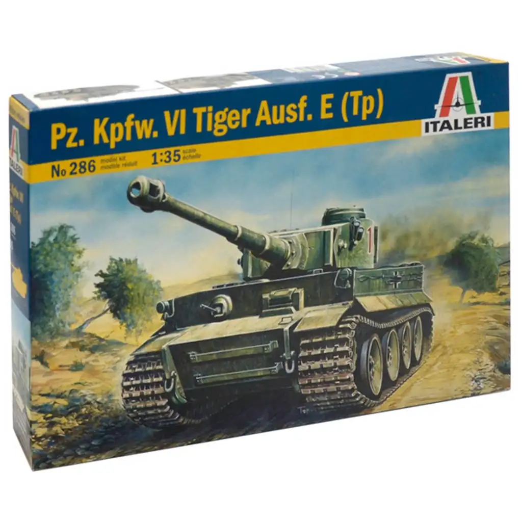 Italeri: 1/35 Pz.Kpfw. VI Тигър танк харкочси макет изображение 1