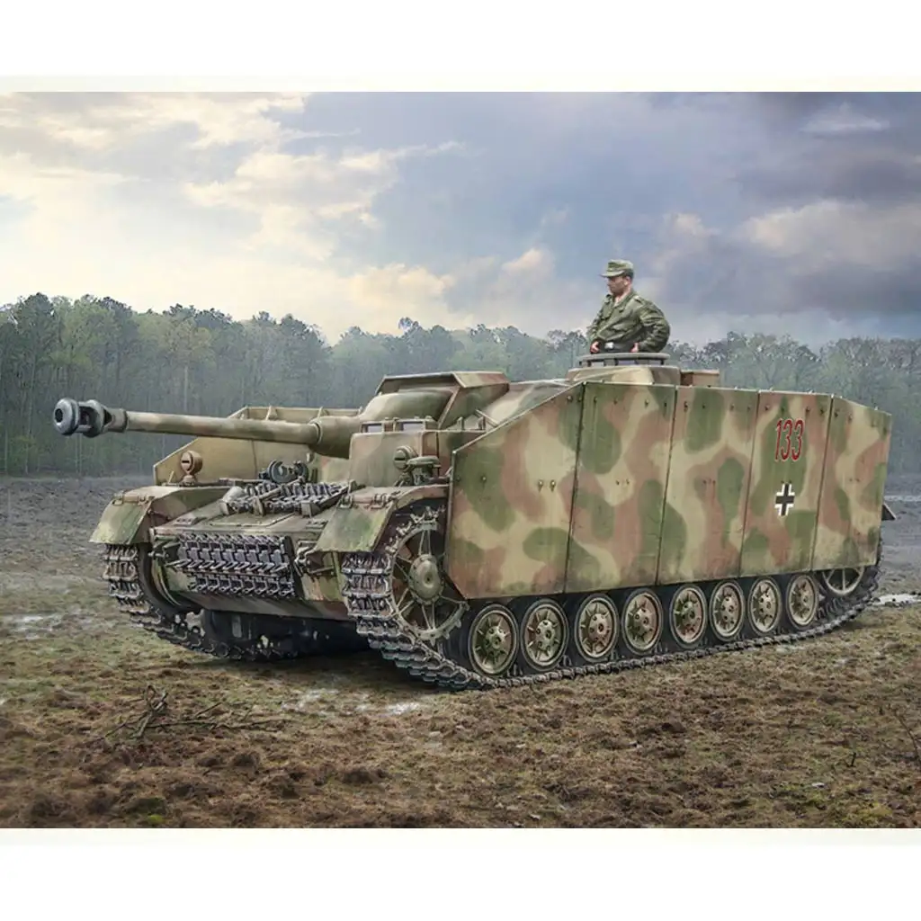 Italeri 1/35 Sd.Kfz. 167 Sturmgeschütz IV штурмови танк модел изображение 8