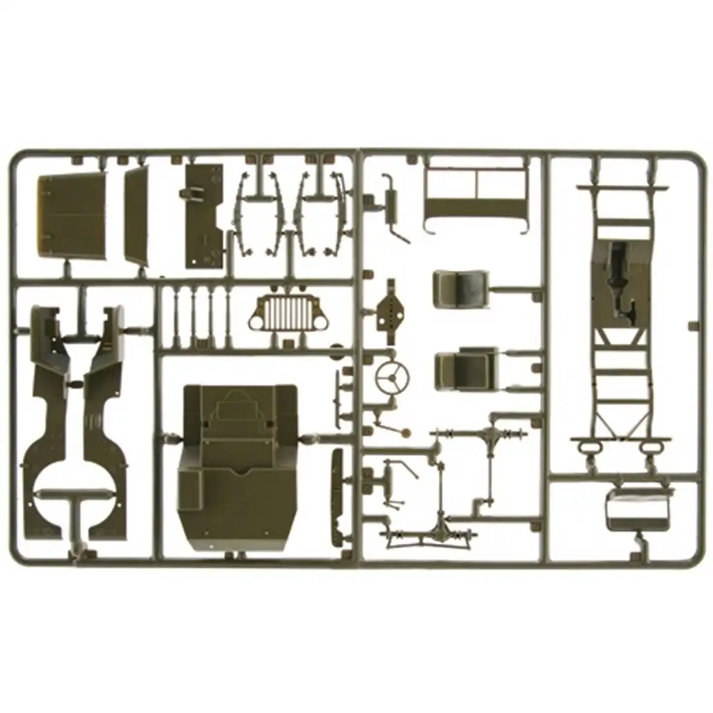 Italeri 1/35 Willys MB военно Jeep с ремарке модел изображение 6