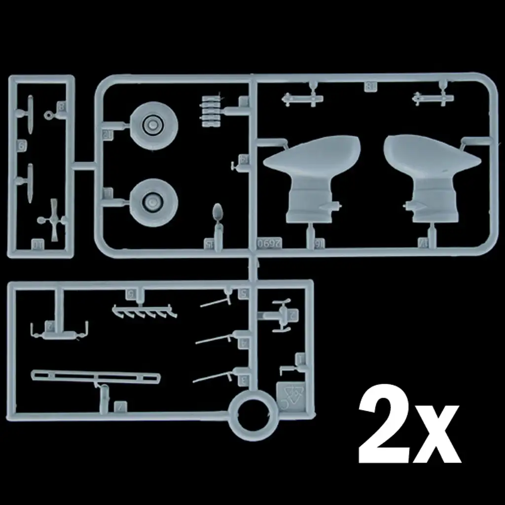 Italeri 1/48 Ju 87 B-2/R-2 Picchiatello самолетен модел изображение 7