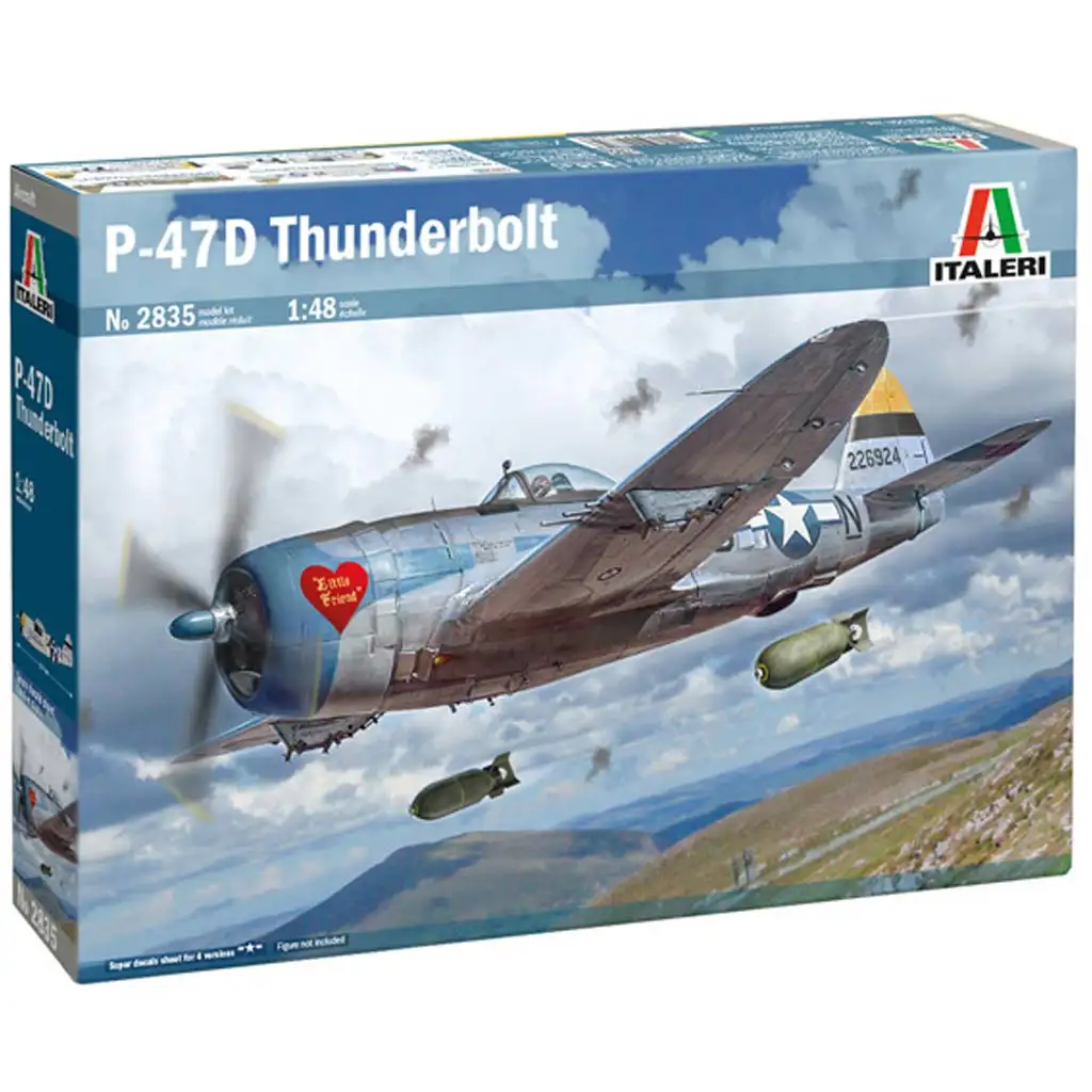 Italeri 1/48 P-47D Thunderbolt модел на самолет изображение 1
