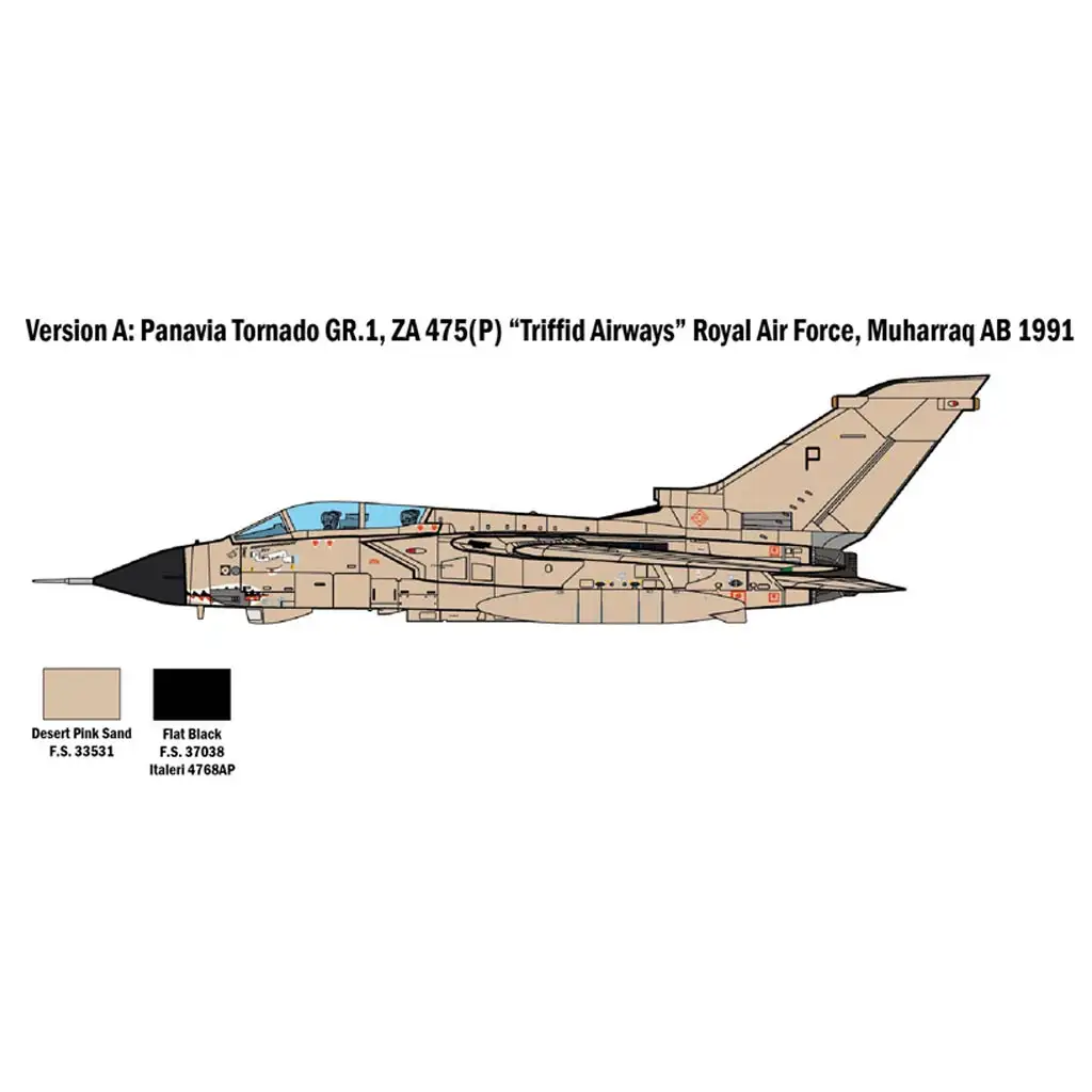 Italeri 1/48 Tornado GR.1/IDS модел на самолет изображение 3