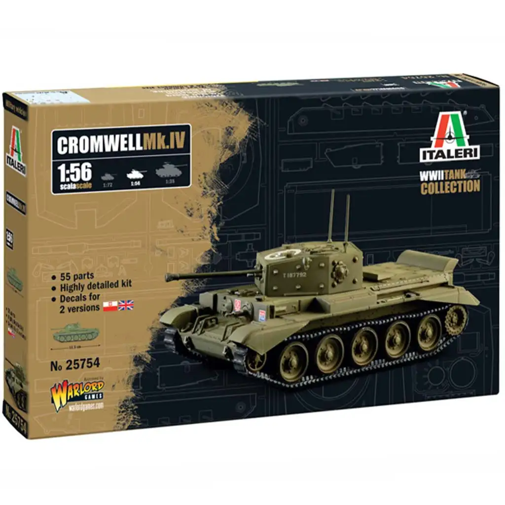 Italeri 1/56 Cromwell Mk. IV танк модел изображение 1