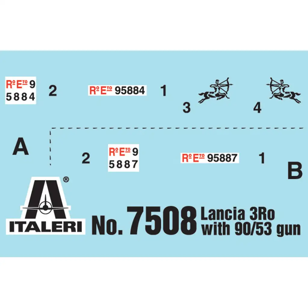 Italeri 1/72 Автоканоне 3RO противовъздушно оръдие с 8 фигури модел комплект изображение 2
