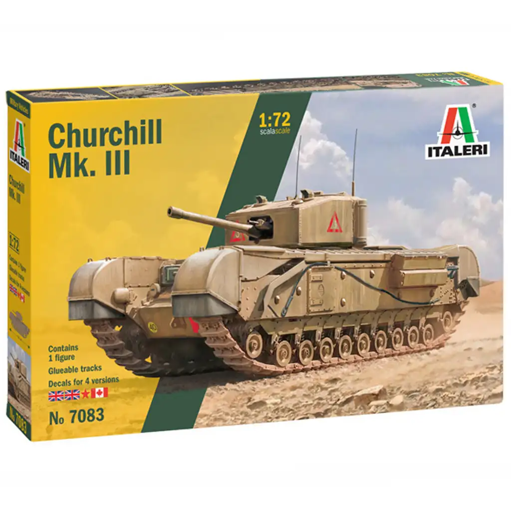 Italeri 1/72 Churchill Mk. III танк модел изображение 1
