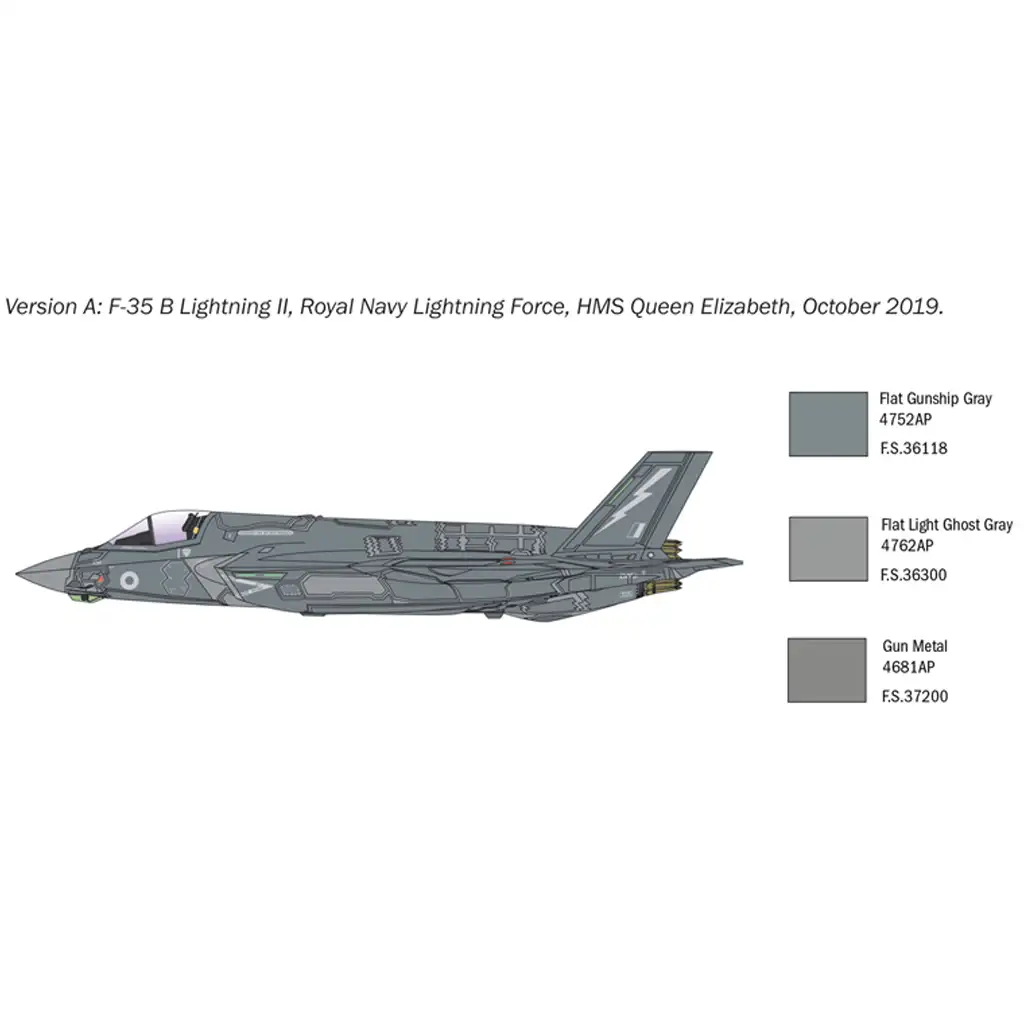 Italeri 1/72 F-35B Lightning II изтребител модел изображение 3