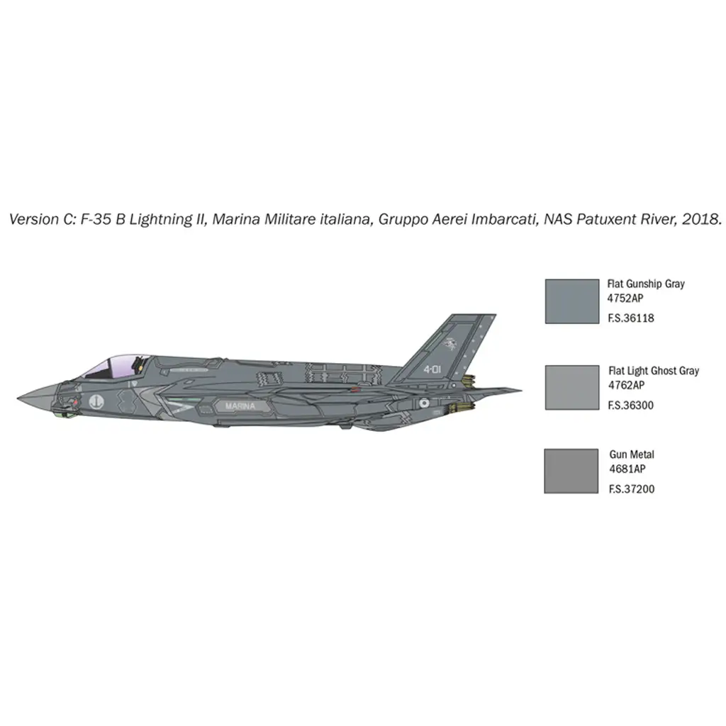 Italeri 1/72 F-35B Lightning II изтребител модел изображение 7