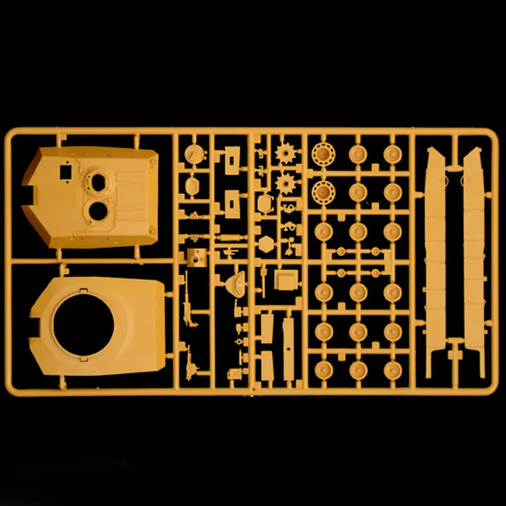 Italeri 1/72 M1 Abrams танк модел комплект изображение 5