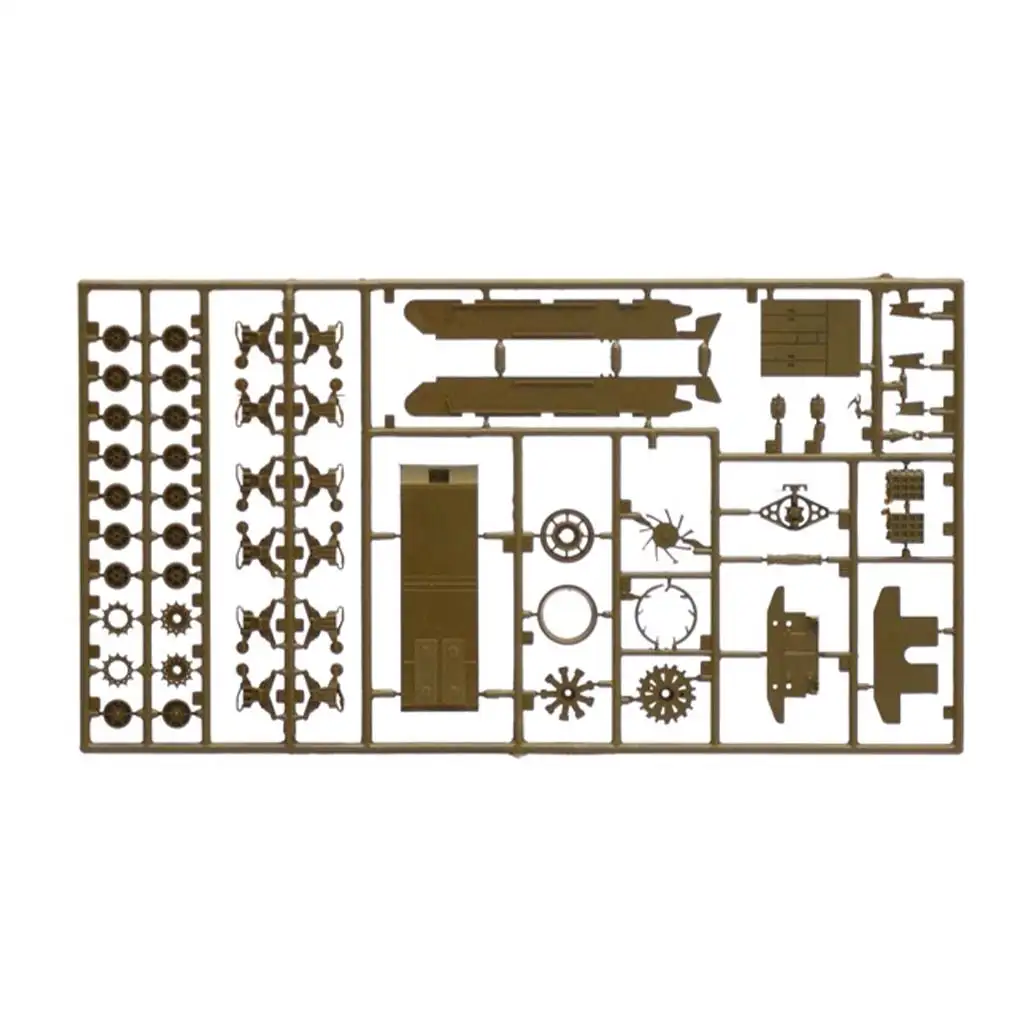 Italeri 1/72 M4A1 Sherman танк модел изображение 4