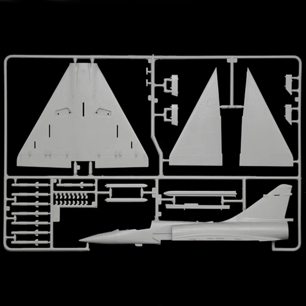 Italeri 1/72 Mirage 2000C изтребител модел изображение 4