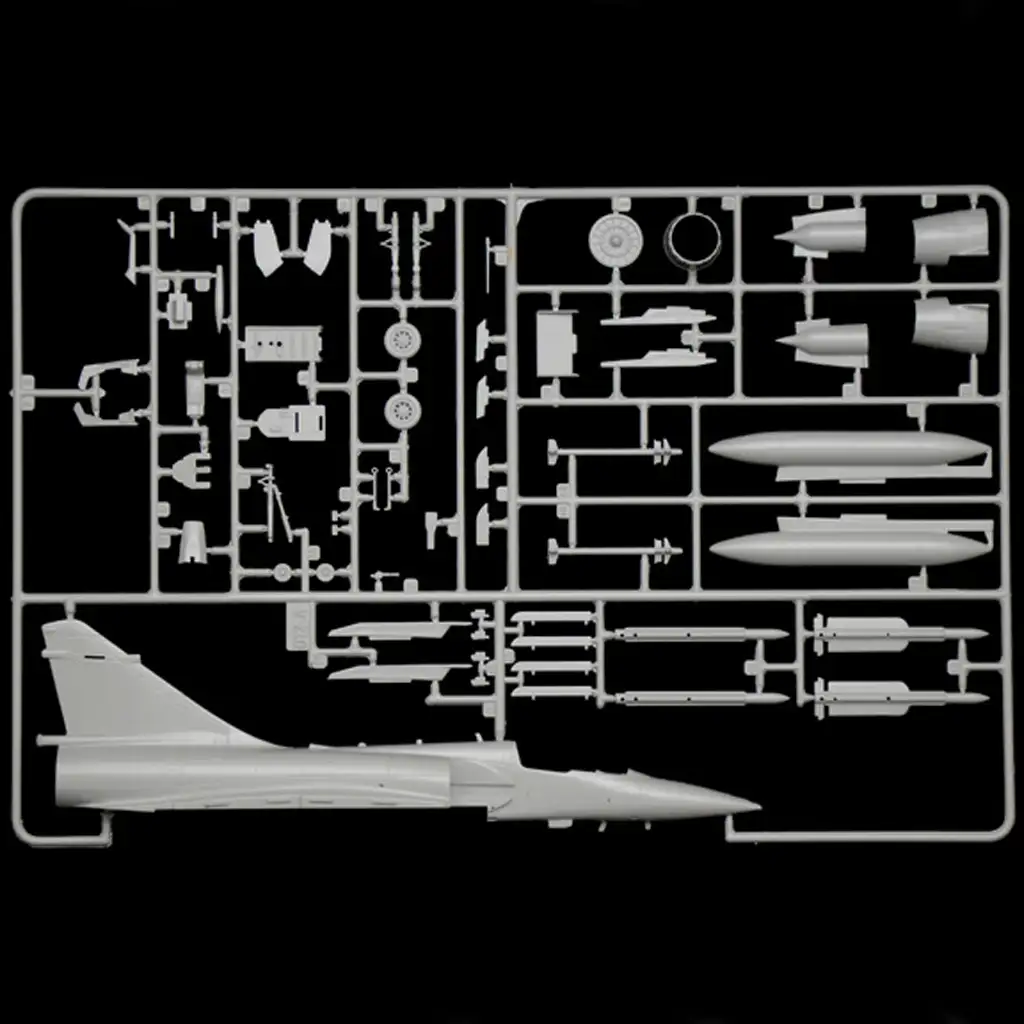 Italeri 1/72 Mirage 2000C изтребител модел изображение 5