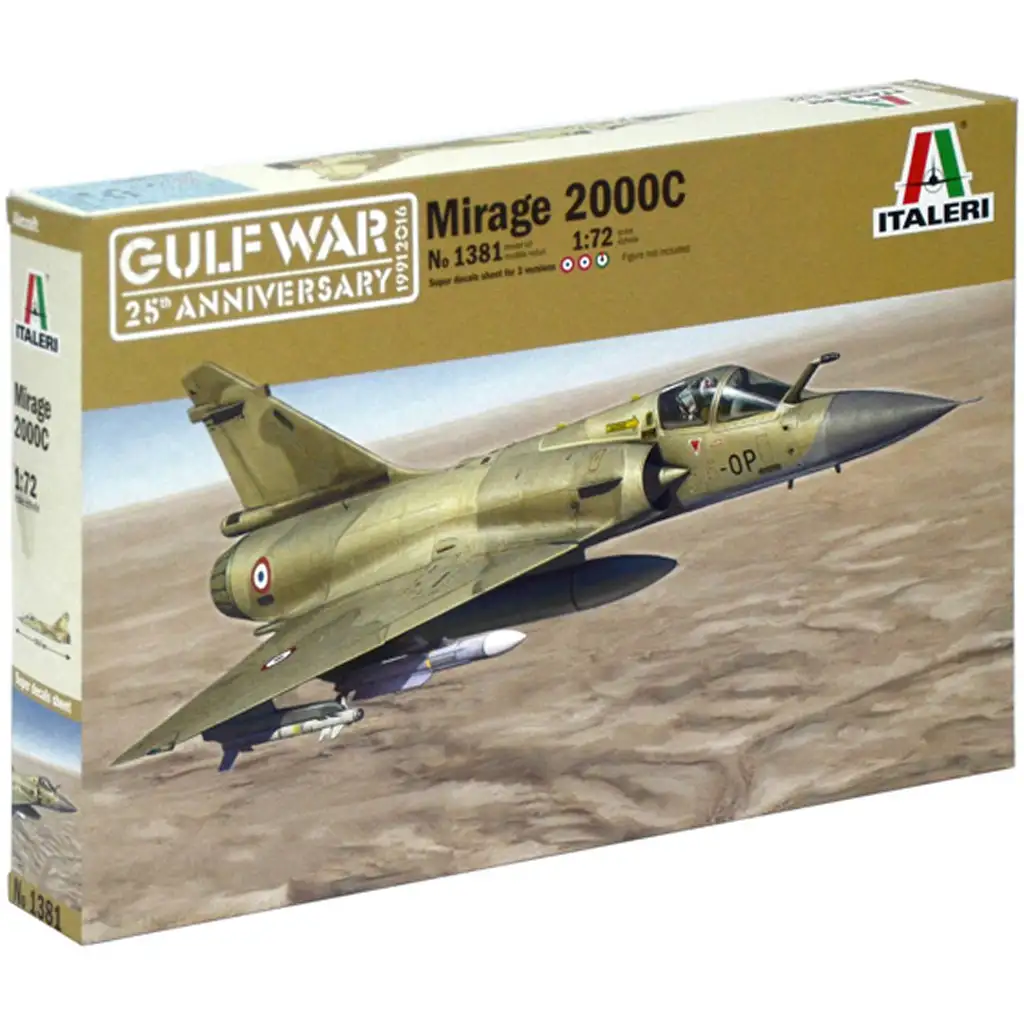 Italeri 1/72 Mirage 2000C изтребител модел изображение 1