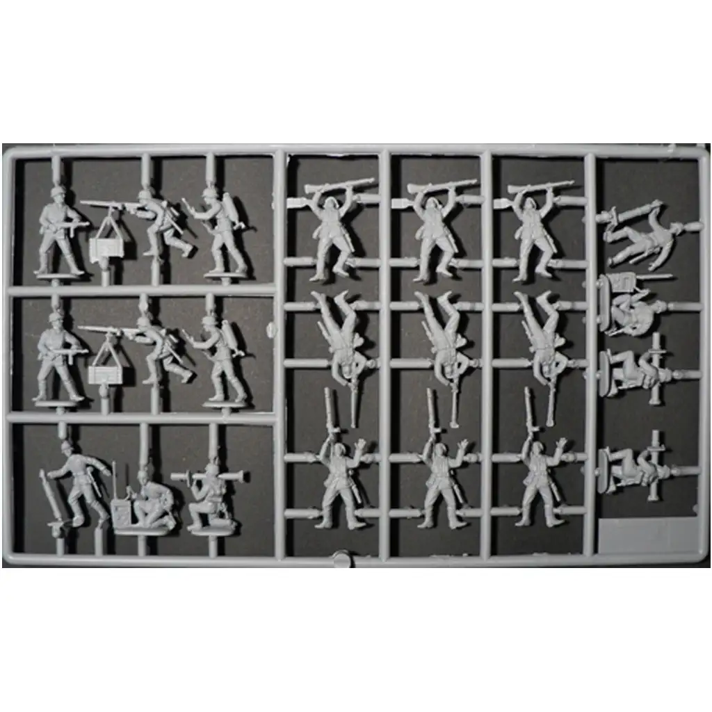 Italeri 1/72 Немски пехотинци Немски военни фигурки модел изображение 2