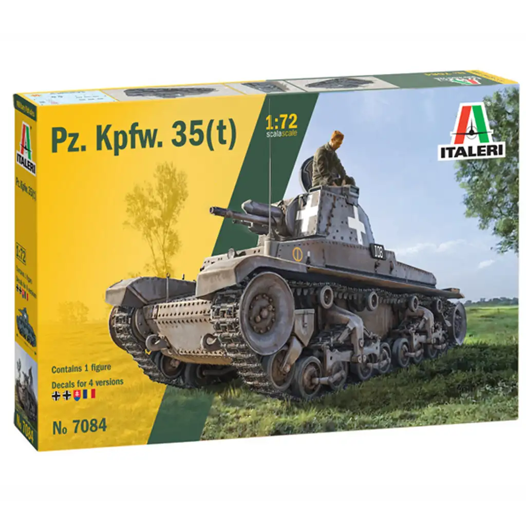 Italeri 1/72 Pz. Kpfw. 35(t) танк модел изображение 1