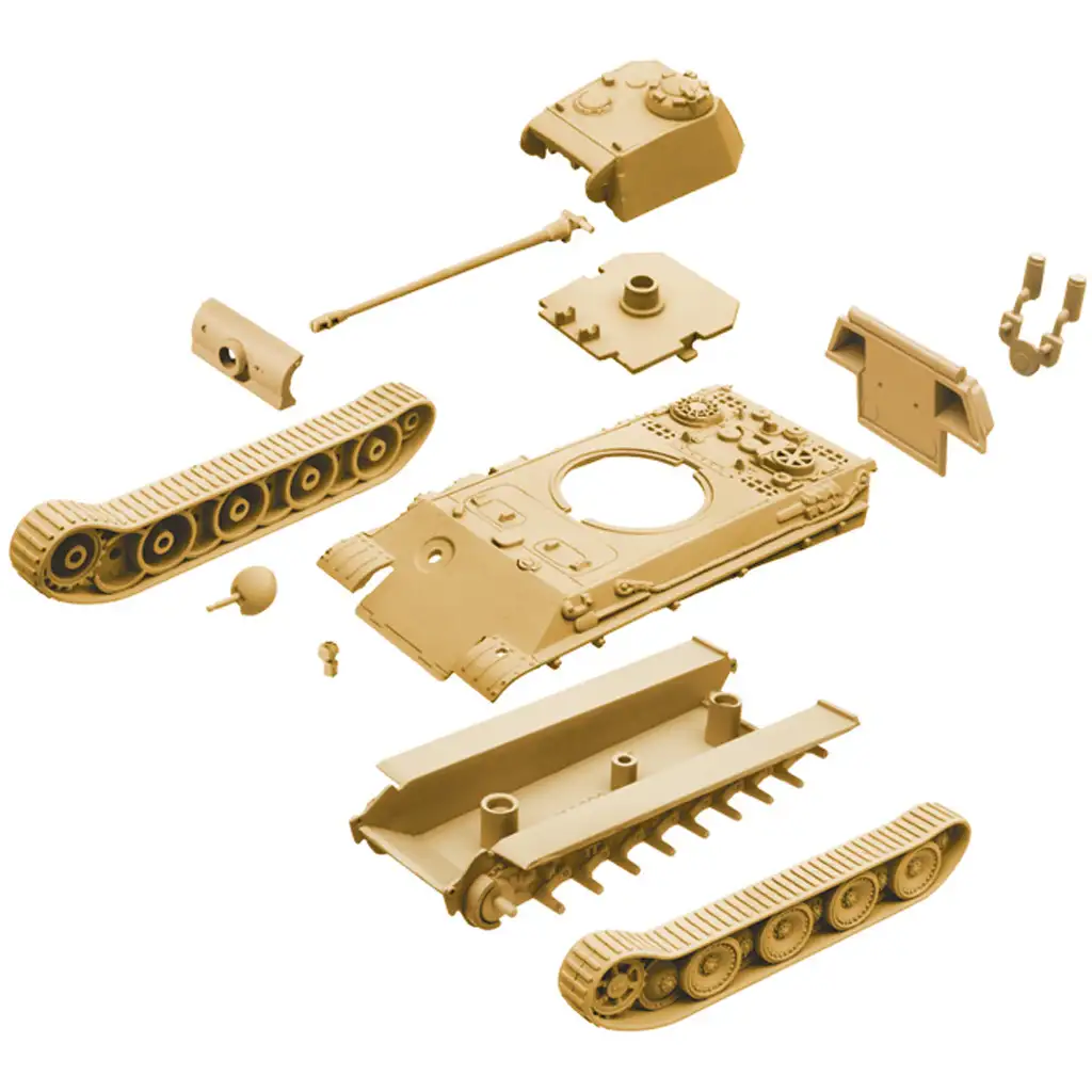 Italeri 1/72 Pz. Kpfw. V Panther Ausf. G Пантера танк 2бр. комплект за моделиране изображение 3
