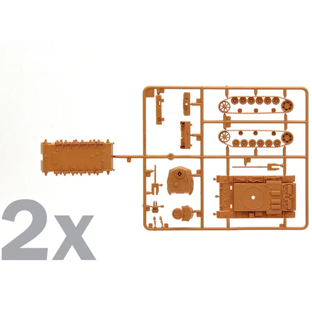 Italeri 1/72 Pz.Kpfw. III Ausf. J танк 2бр. комплект за моделиране изображение 4