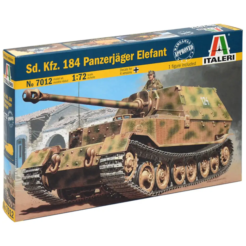 Italeri 1/72 Sd. Kfz. 184 Panzerjäger Elefánt танк модел изображение 1
