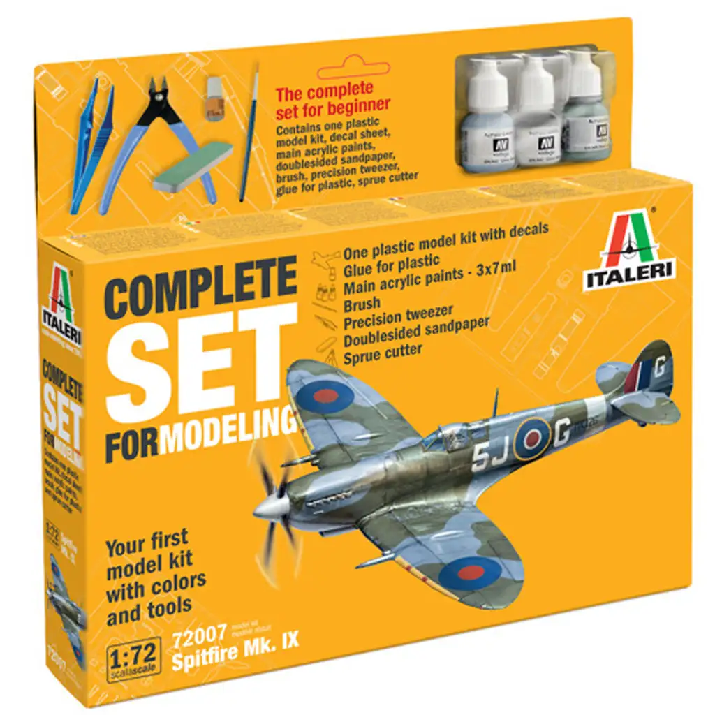 Italeri 1/72 Spitfire Mk. IX модел на самолет изображение 1