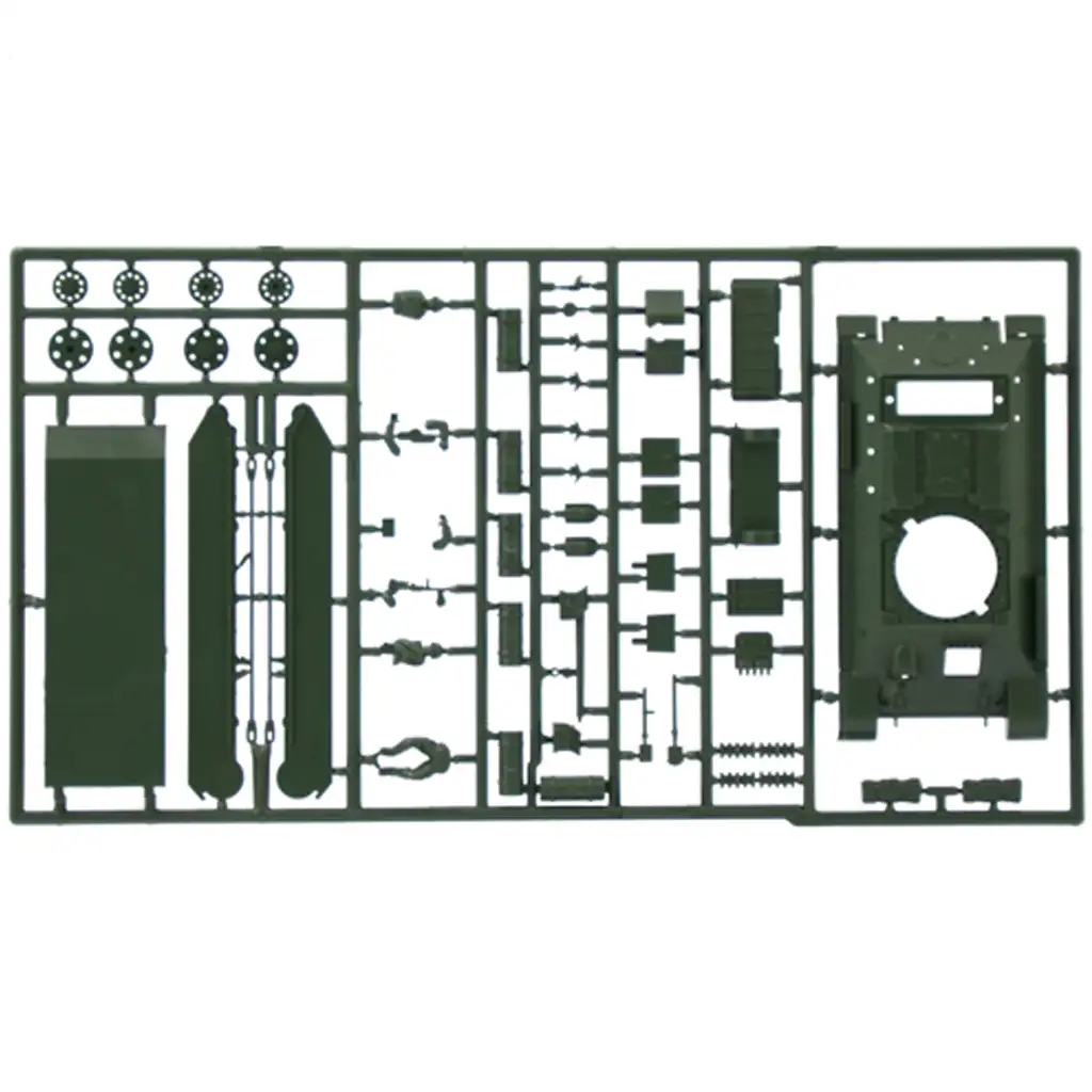 Italeri 1/72 T-34/76 Модел 1943 танк модел изображение 8