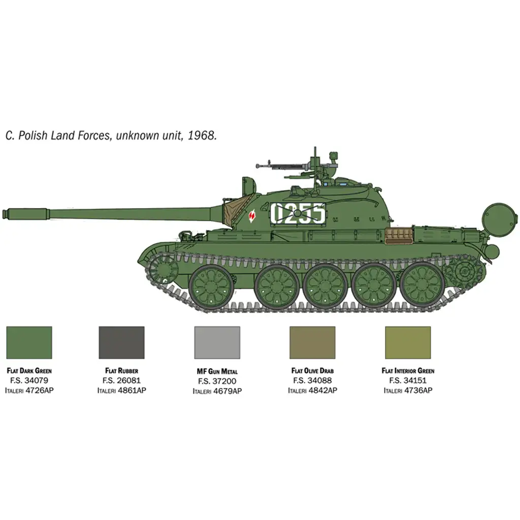 Italeri 1/72 T-55A танк модел изображение 5