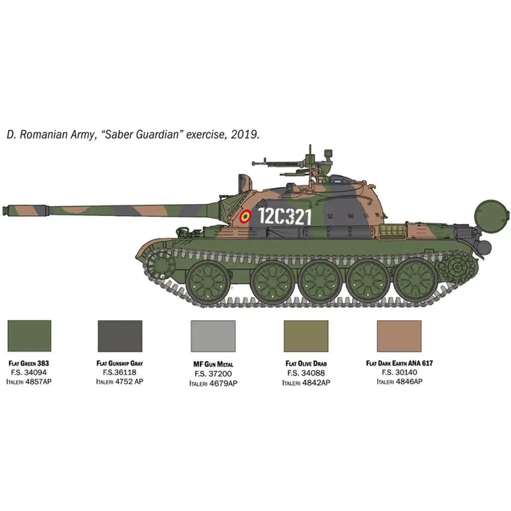Italeri 1/72 T-55A танк модел изображение 6