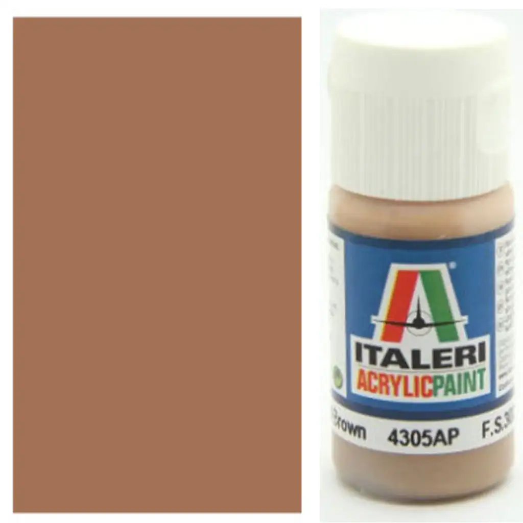 Italeri Flat Light Brown (4305AP) - Матов светлокафяв модел боя 20ml изображение 1