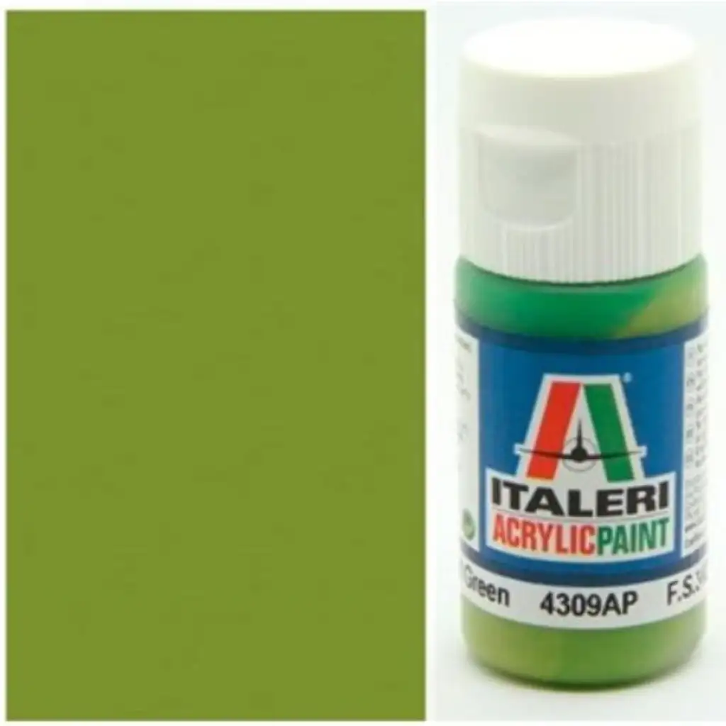 Italeri Flat Light Green (4309AP) - Матово светло зелено моделно боя 20ml изображение 1