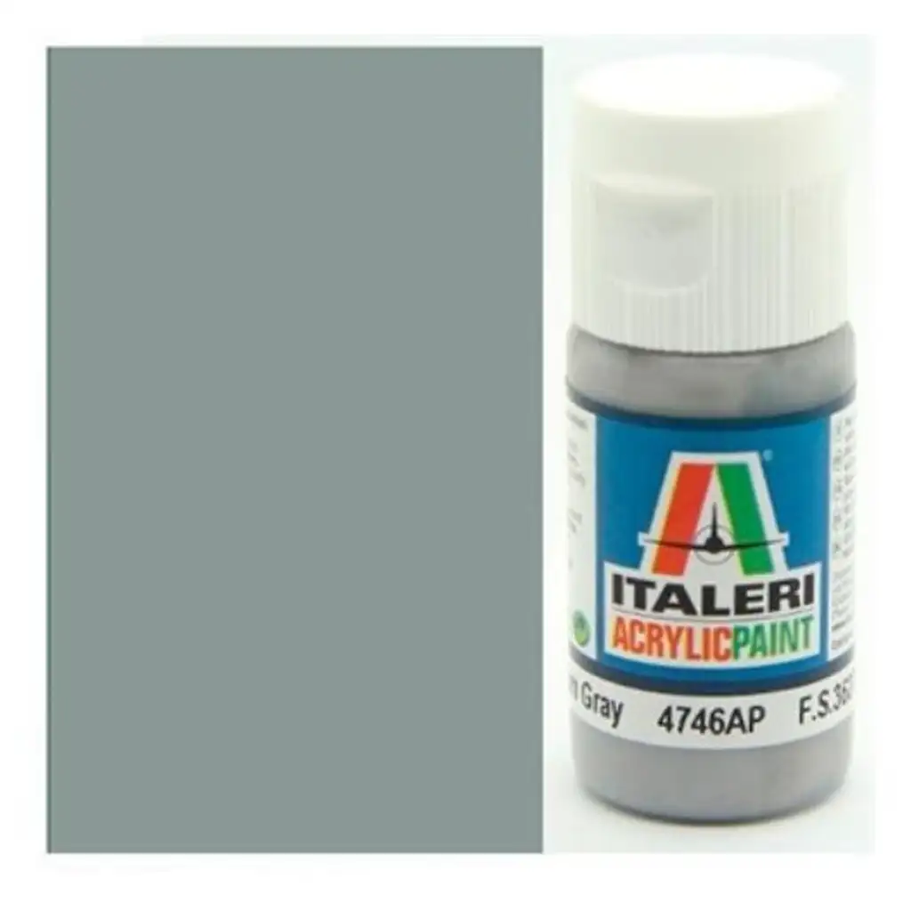 Italeri Flat Medium Grey (4746AP) - Матова средносива моделна боя 20ml изображение 1