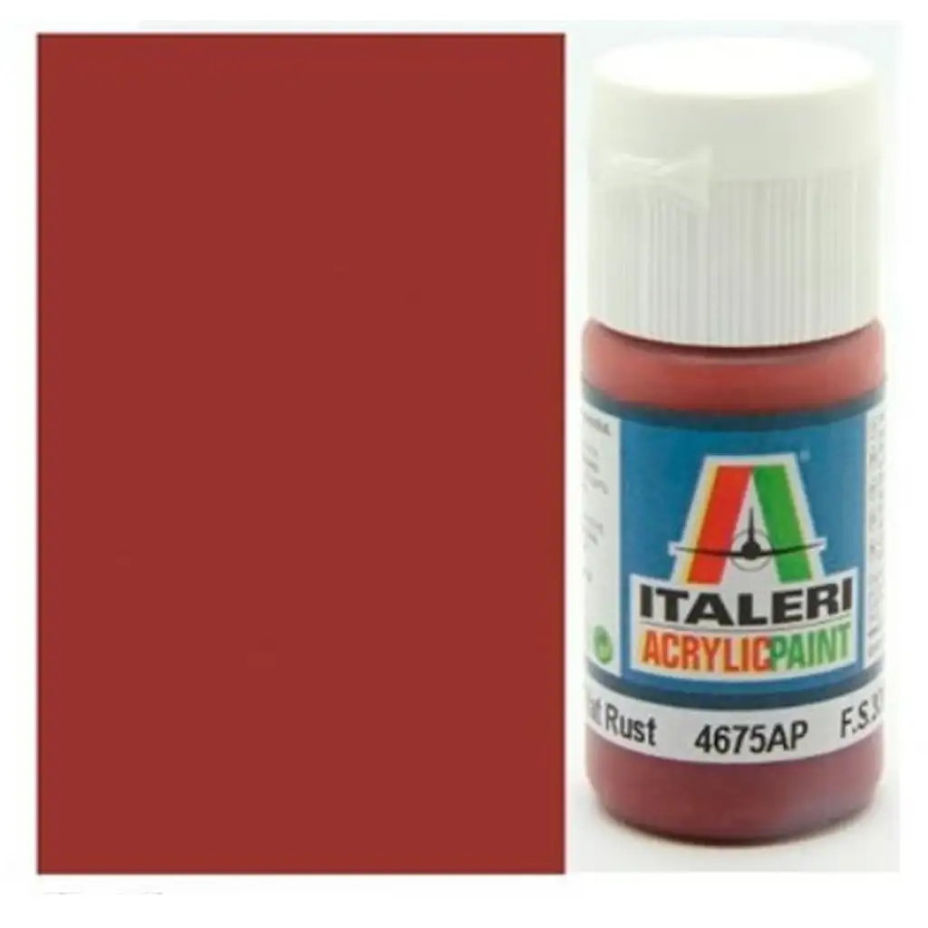 Italeri Flat Rust (4675AP) - Матова ръждясала акрилна боя 20ml изображение 1