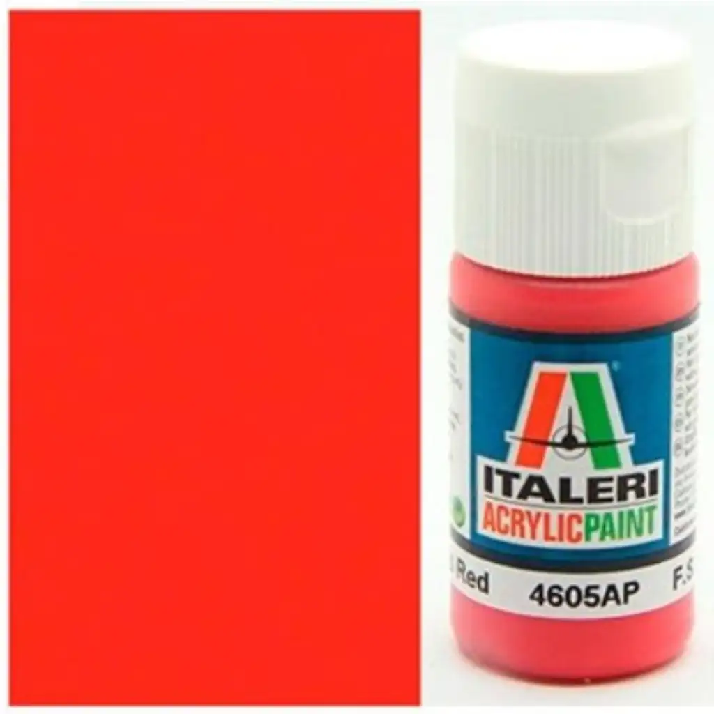 Italeri Gloss Red (4605AP) - Лъскава червена моделна боя 20ml изображение 1