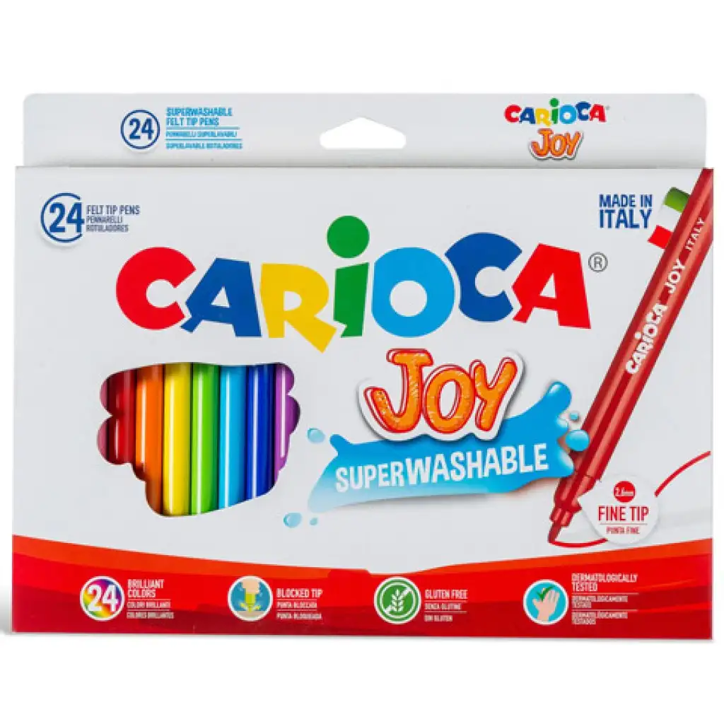 Изтриваем комплект флумастери 24бр - Carioca изображение 2