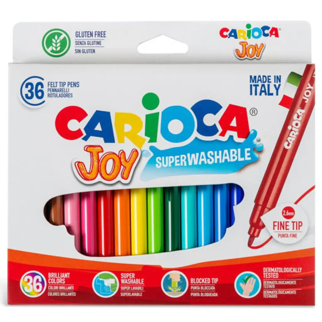 Изтриваем комплект флумастери 36бр - Carioca изображение 2