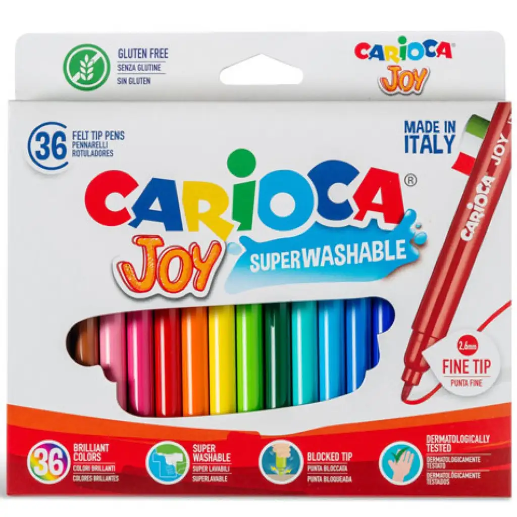 Изтриваем комплект с флумастери 60бр - Carioca изображение 2