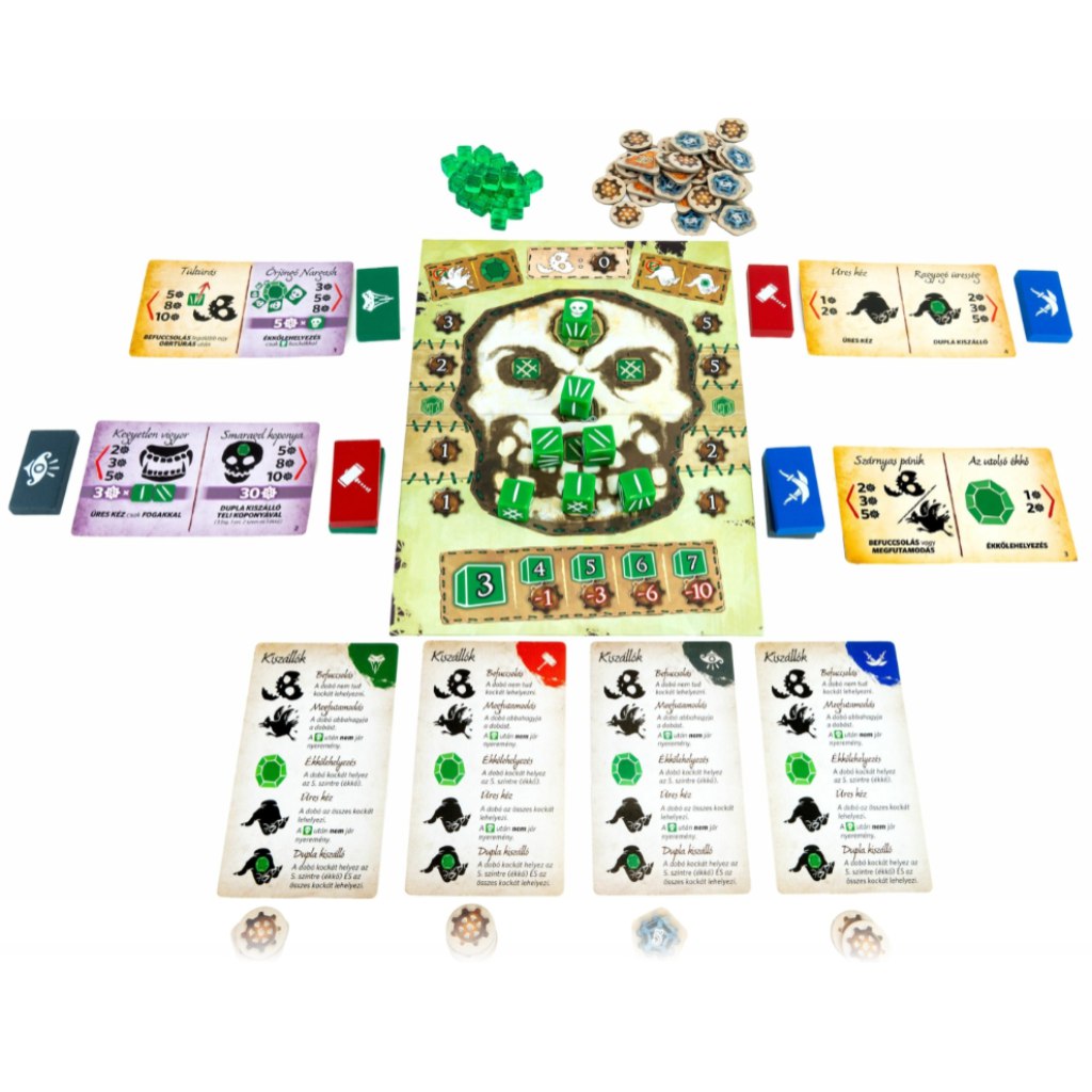 Изумрудени черепи настолна игра изображение 3