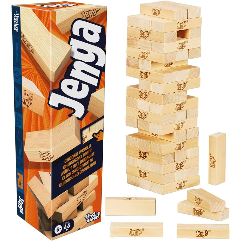 Jenga Classic настолна игра ново издание - Hasbro изображение 1