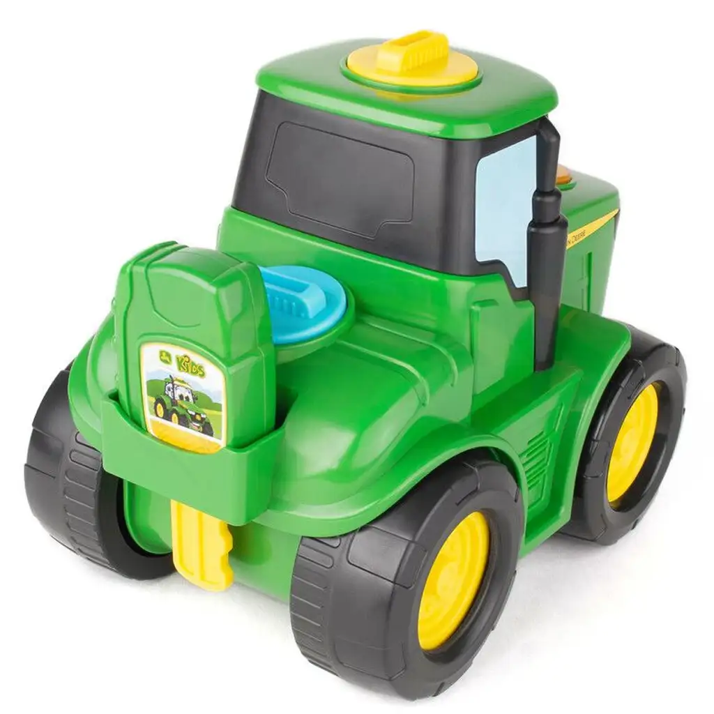 John Deere: Key 'n Go Johnny трактор с ключ за запалване и подвижна функция изображение 2