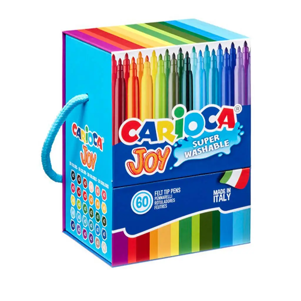Joy 60бр. комплект за изтриваеми флумастери - Carioca изображение 1