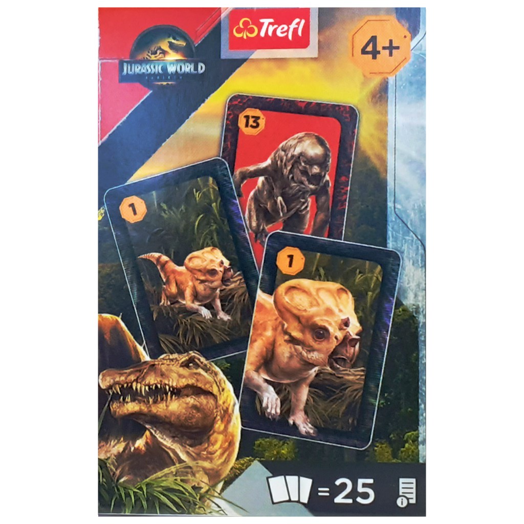 Jurassic World Черен Петър картова игра - Trefl изображение 1