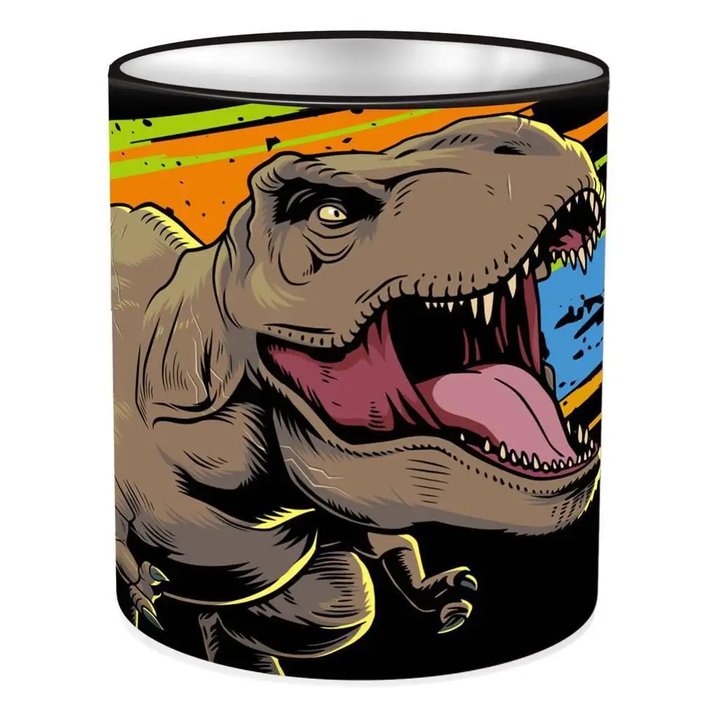 Jurassic World цилиндричен метален органайзер за канцеларски материали 10x11cm изображение 1