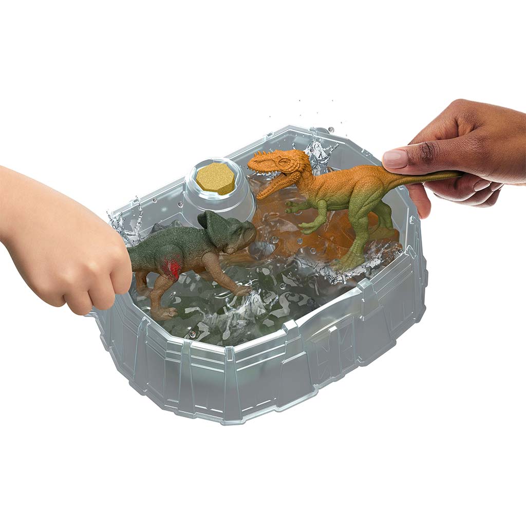 Jurassic World: Dino Reveal Battle Pack комплект с 2 динозавърски фигурки - Mattel изображение 2