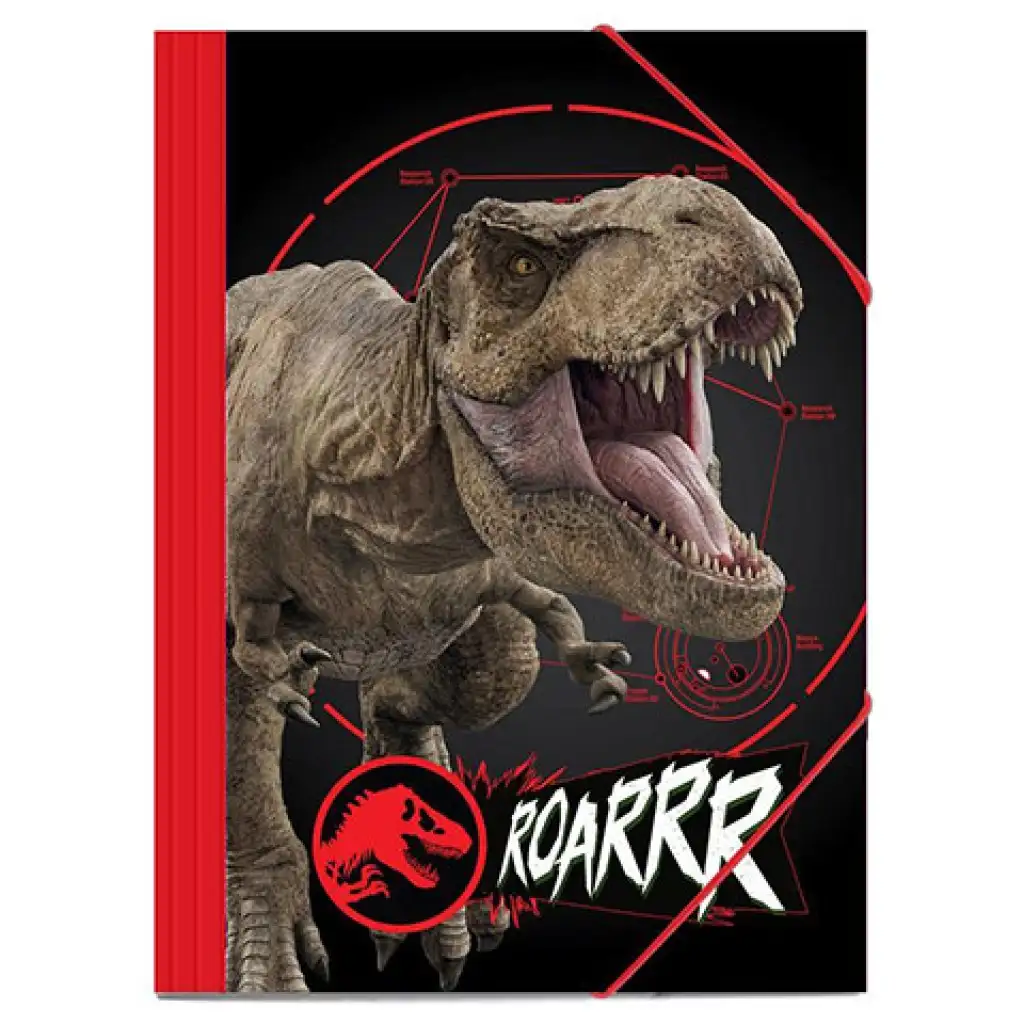 Jurassic World гумена папка 25x35см изображение 1